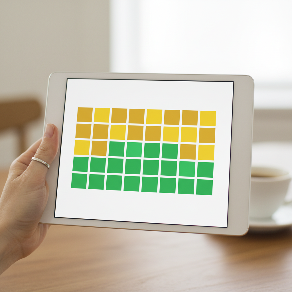 Visual representation of wordle help